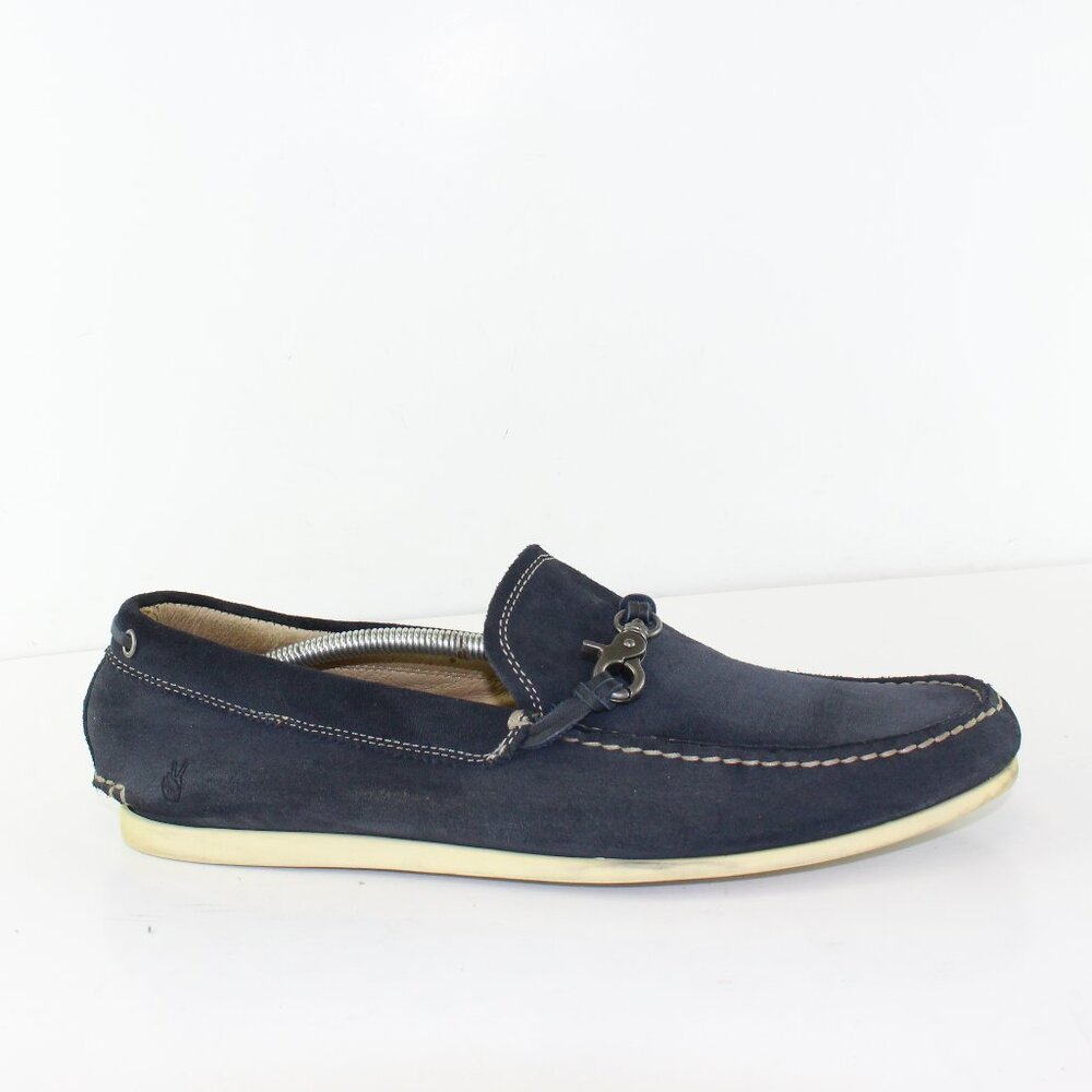 John Varvatos Blue Suede Loafer Slip On Shoe (11 US)